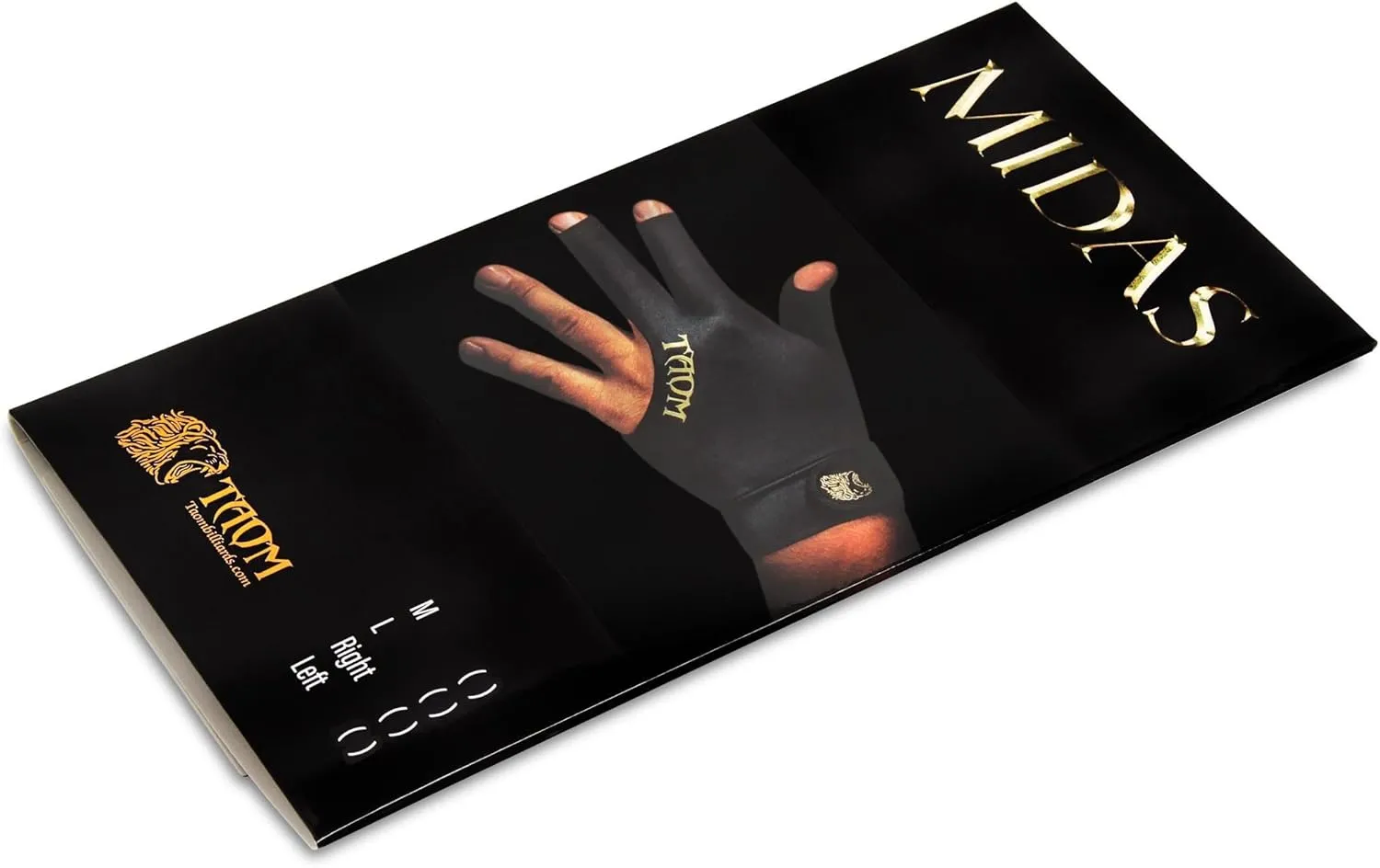 TAOM Midas Billiard Pool CUE Glove - for Left or Right Hand