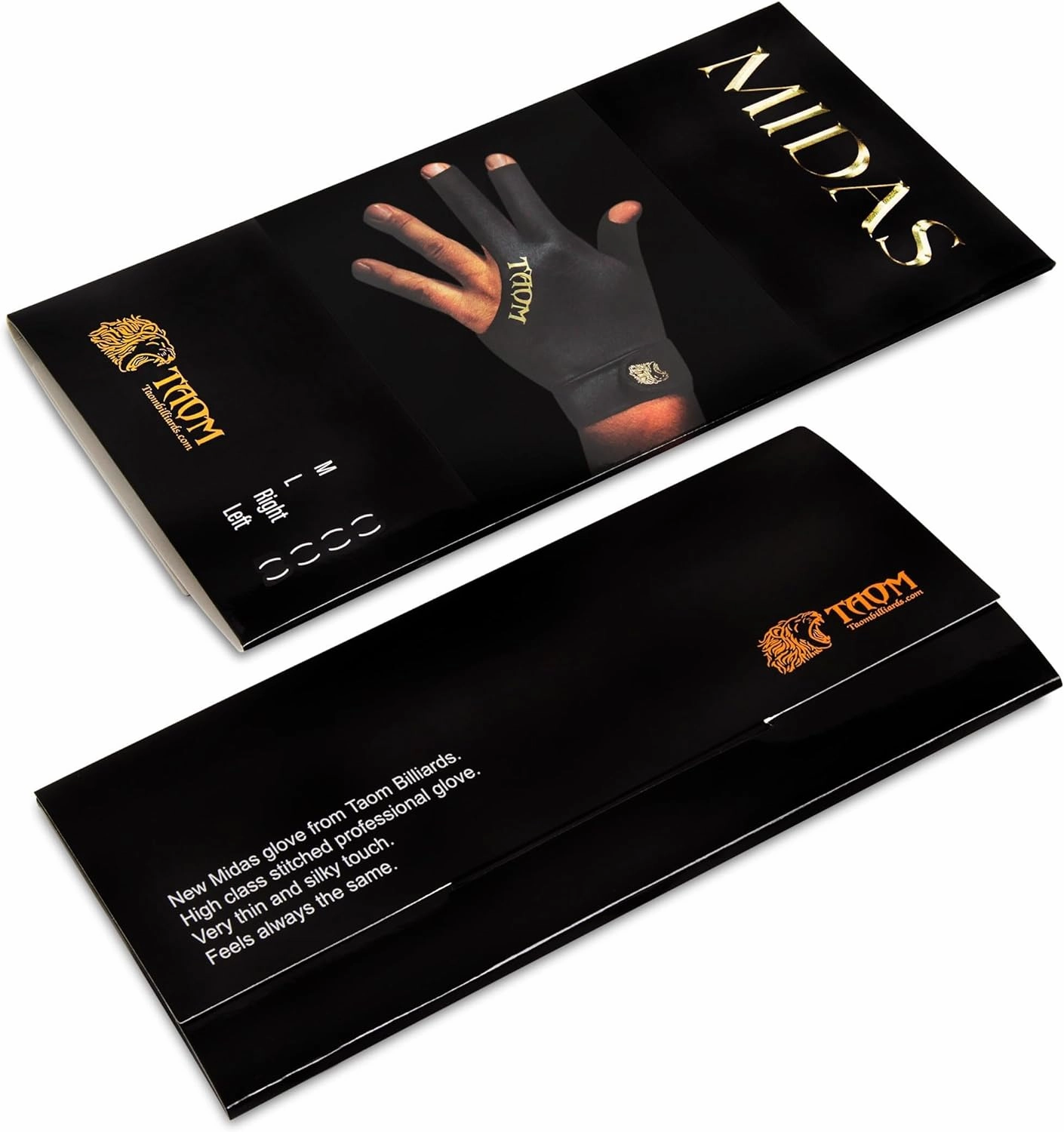 TAOM Midas Billiard Pool CUE Glove - for Left or Right Hand