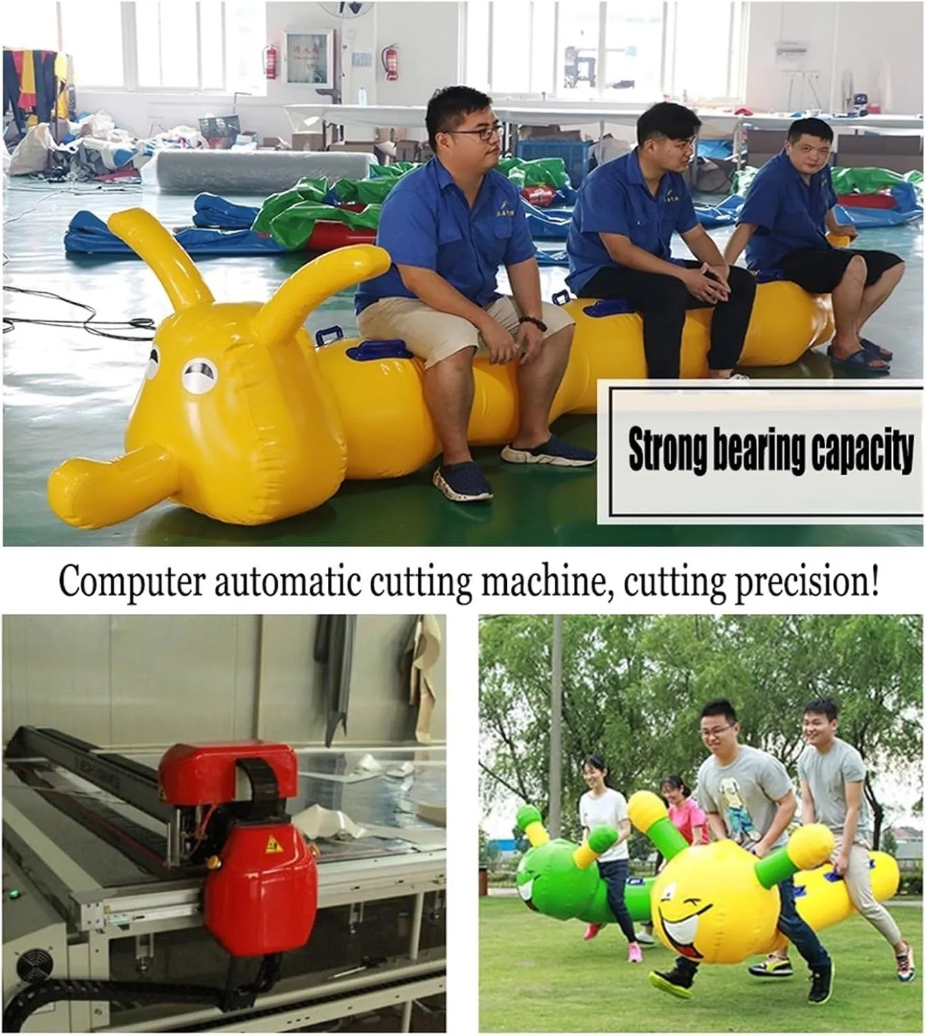 Team Building Games Field Day Outdoor Team Gaming Play, Indoor and Outdoor Sports Games Carnival Inflatable Toys, Reusable, 3 PCS