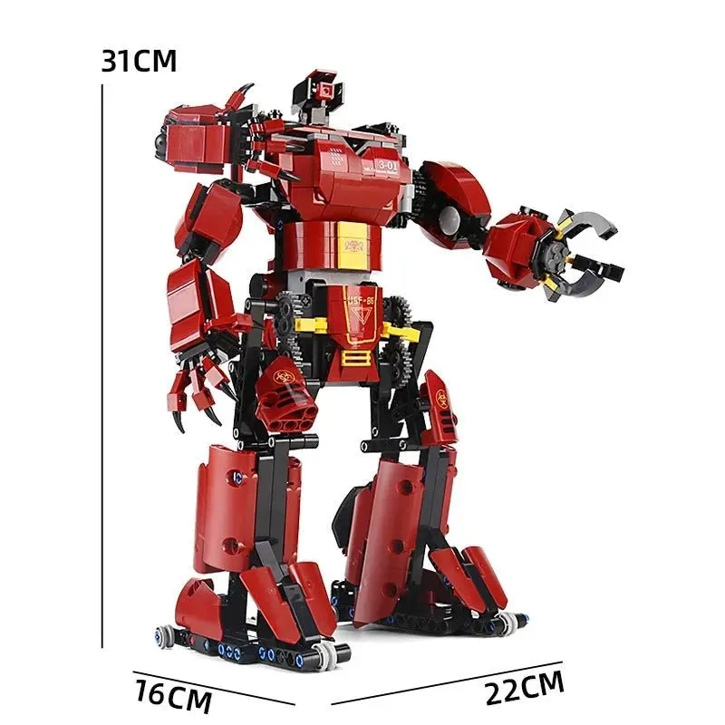 Tech RC Motorized Crimson Beast Robot Bricks Toy 15038 636pcs