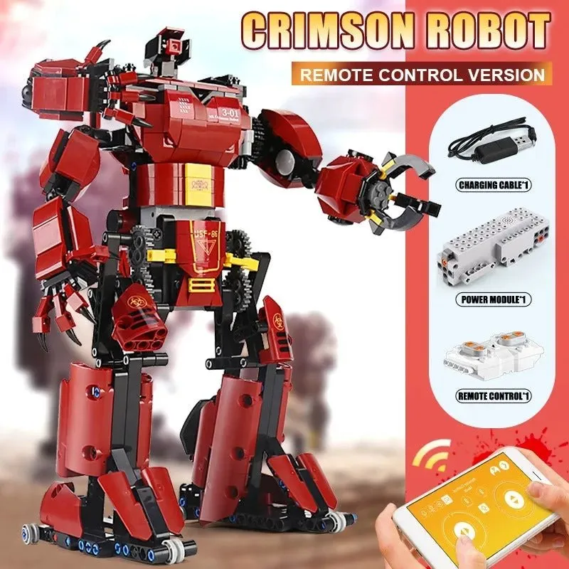 Tech RC Motorized Crimson Beast Robot Bricks Toy 15038 636pcs