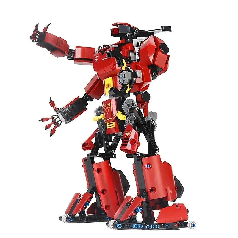 Tech RC Motorized Crimson Beast Robot Bricks Toy 15038 636pcs