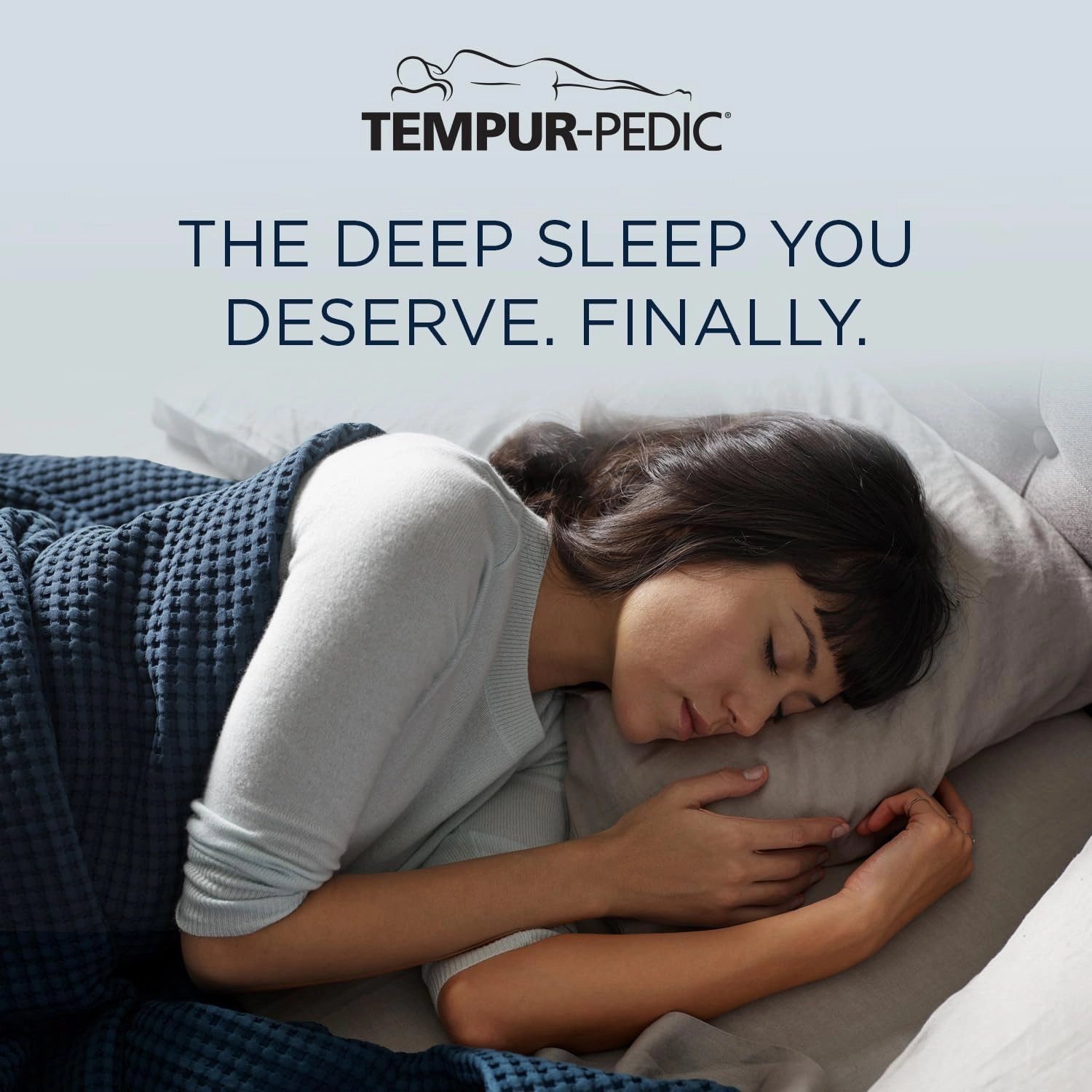 TEMPUR ProAir Sheet Set Blue Azure - Split King