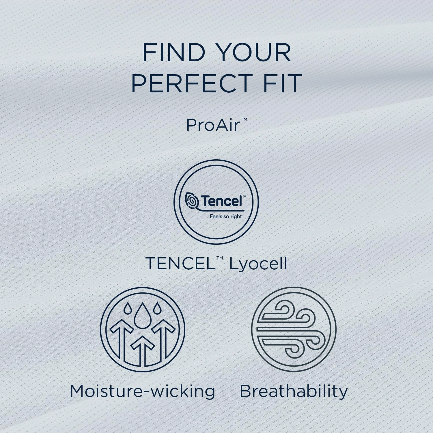 TEMPUR ProAir Sheet Set Blue Azure - Split King