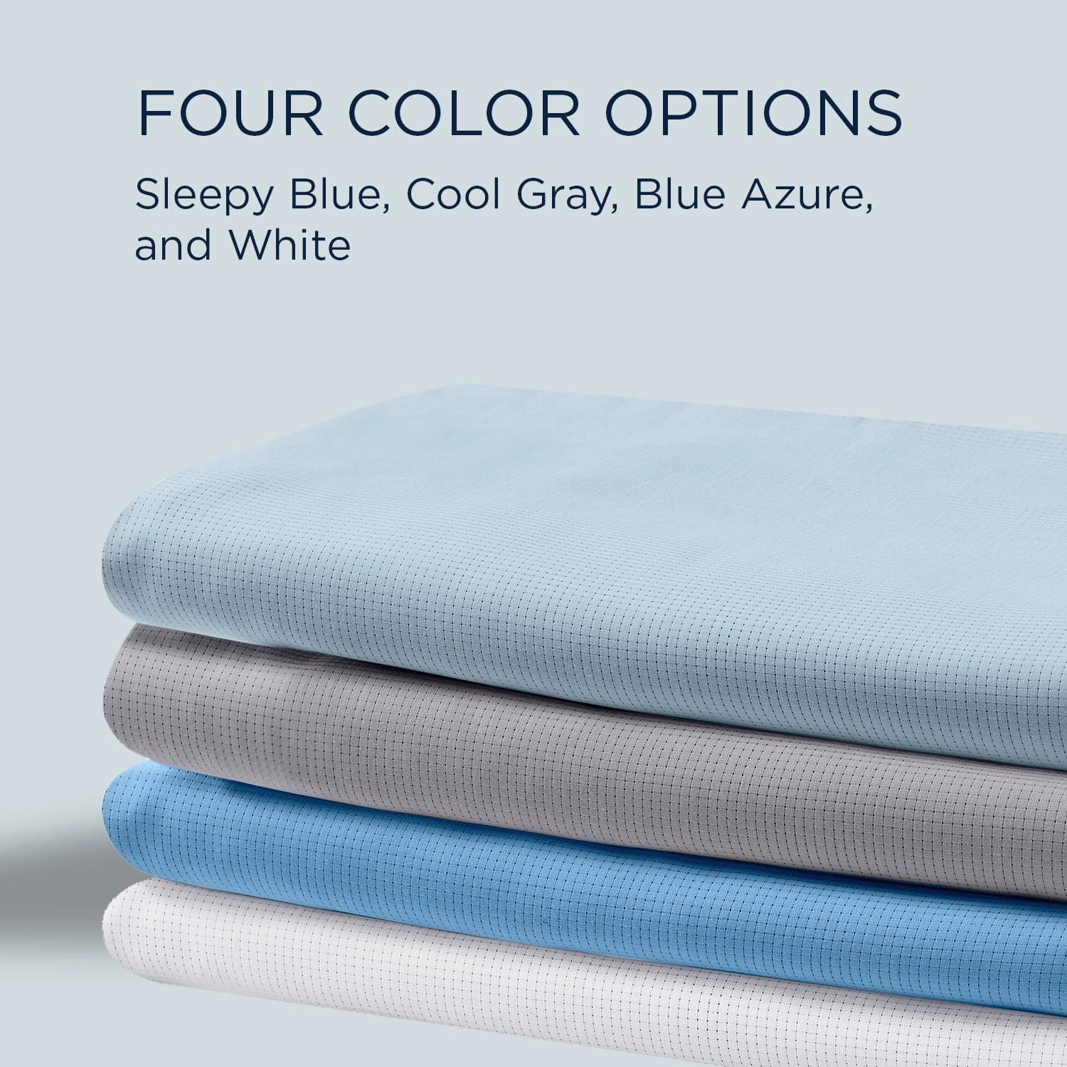 TEMPUR ProAir Sheet Set Blue Azure - Split King