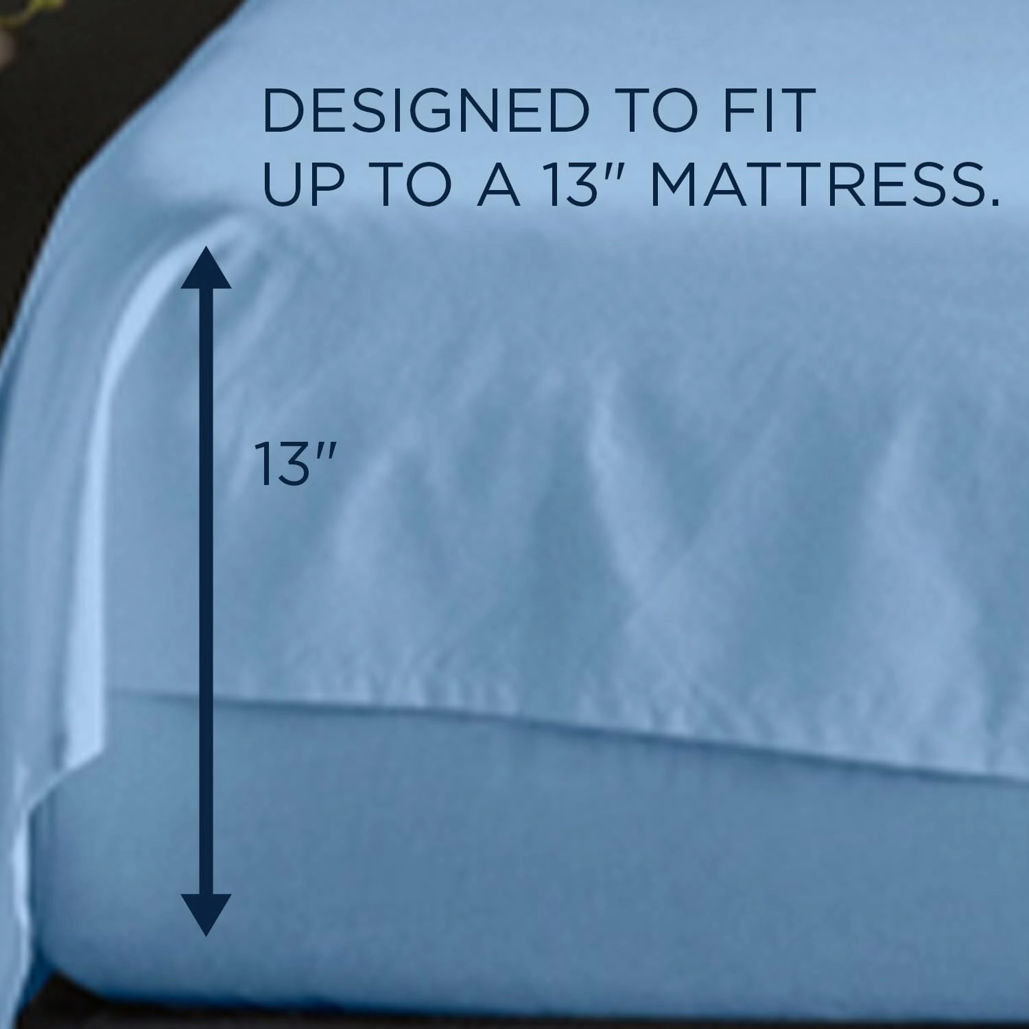 TEMPUR ProAir Sheet Set Blue Azure - Split King