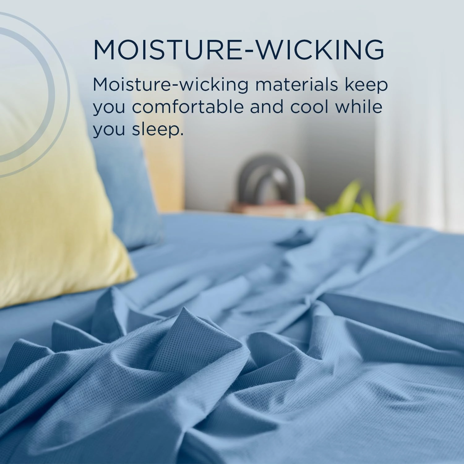 TEMPUR ProAir Sheet Set Blue Azure - Split King