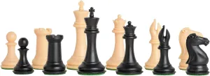 The House of Staunton - The Collector Plastic Chess Set - Pieces Only - 4.0" King - Black & Natural
