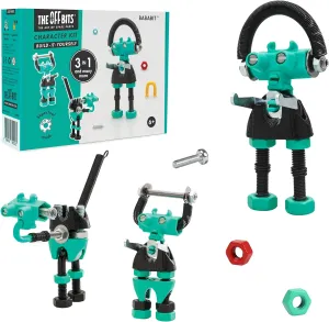 The Off Bits BabaBit Build Your Own Robot Toy Construction Set, Educational Easter Gift STEM Activities Learning Kit, Creative Build and Play Model Kit Steam Toys for 6 7 8 9 10  Year Old Boys & Girls