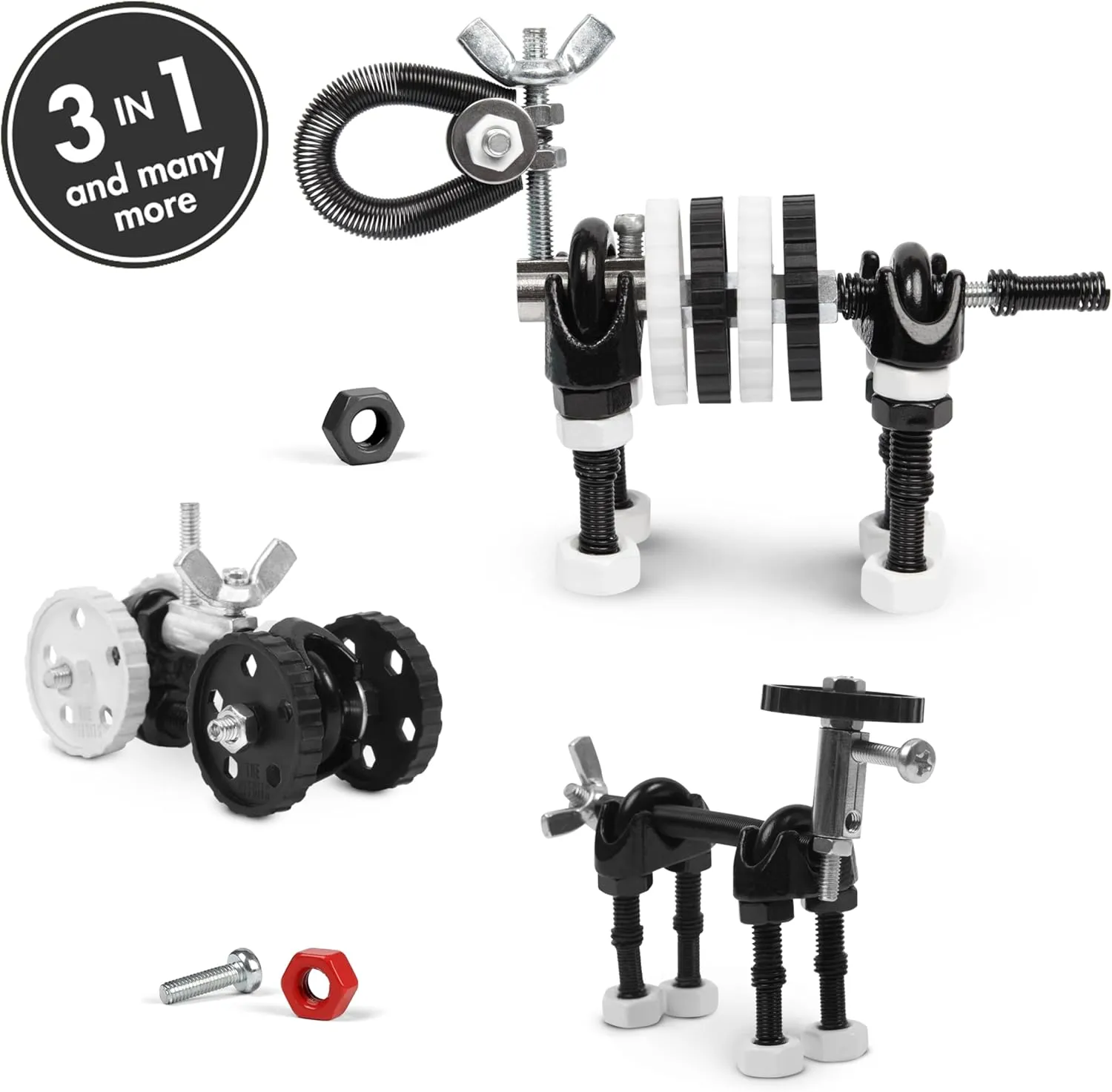 The Off Bits Build Your Own Zebra Robot Model, Gift Ideas, STEM Building Toy for Kids 6-9 , Educational Engineering Kit, Construction & Creative Gift for Boys & Girls