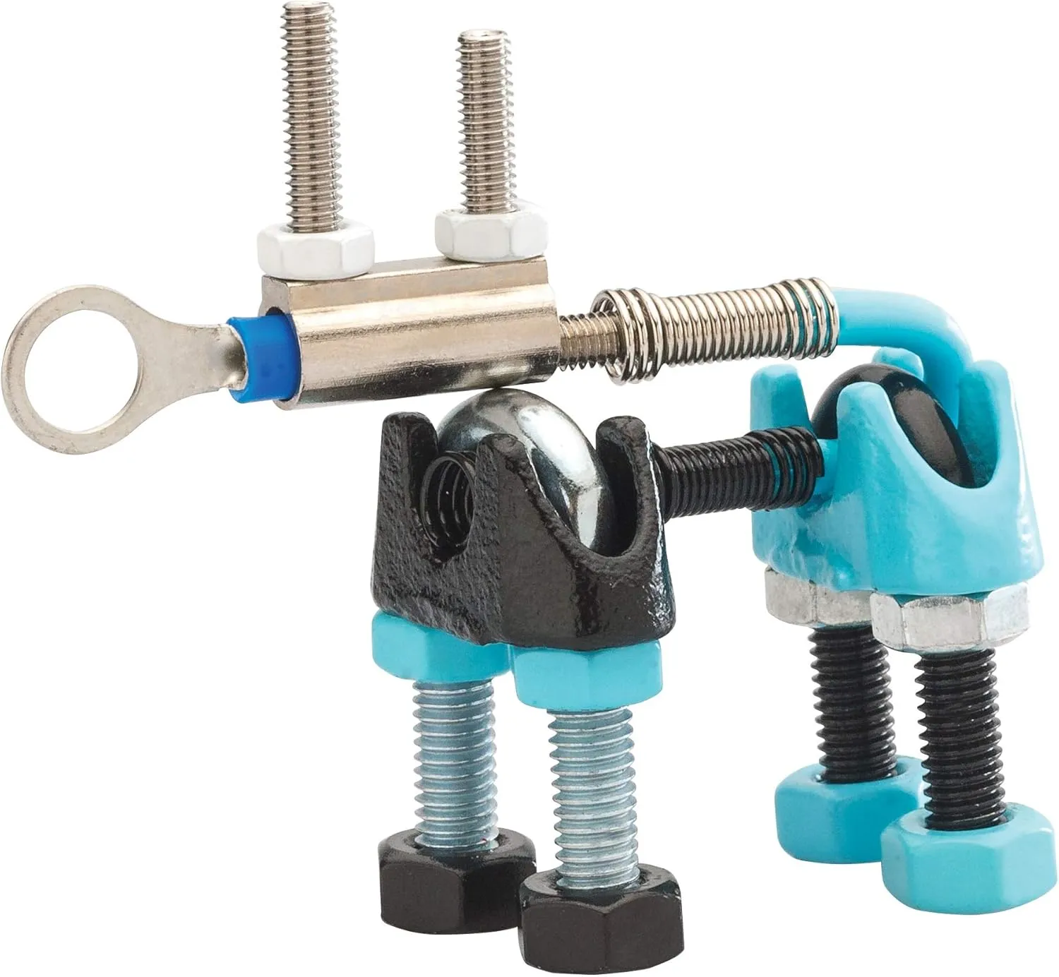 The Off Bits CareBit Build Your Own Robot Toy Construction Set, Educational Gift STEM Activities Learning Kit, Creative Build and Play Model Kit Steam Toys for 6 7 8 9 10  Year Old Boys & Girls