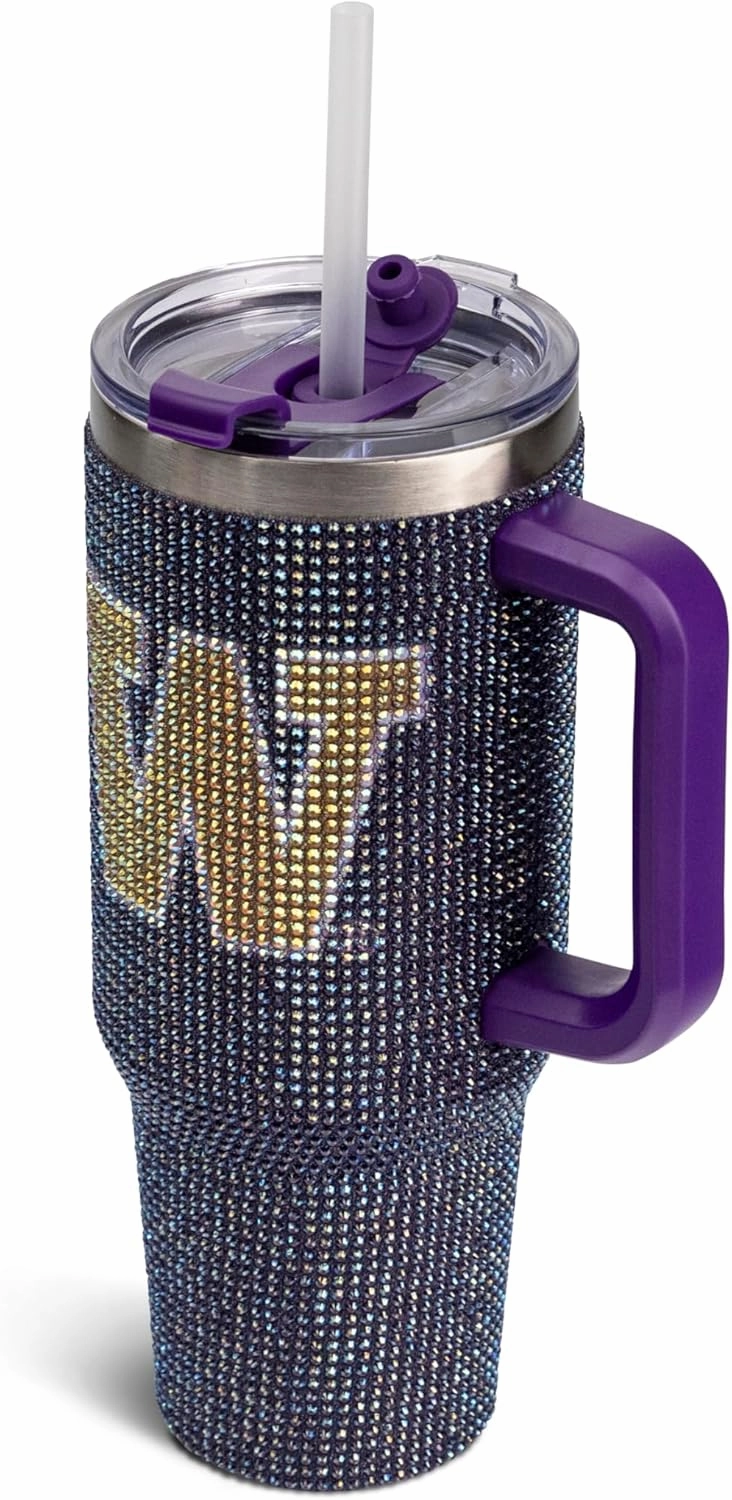 The Memory Company | Licensed NCAA 40oz TC Bling Game Day Tumbler with Team Logo