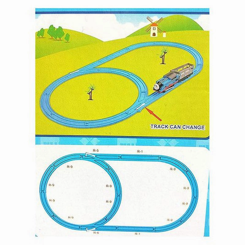 Thomas Toy Train Track Set with Sound and Flashing Lights -Multicolor