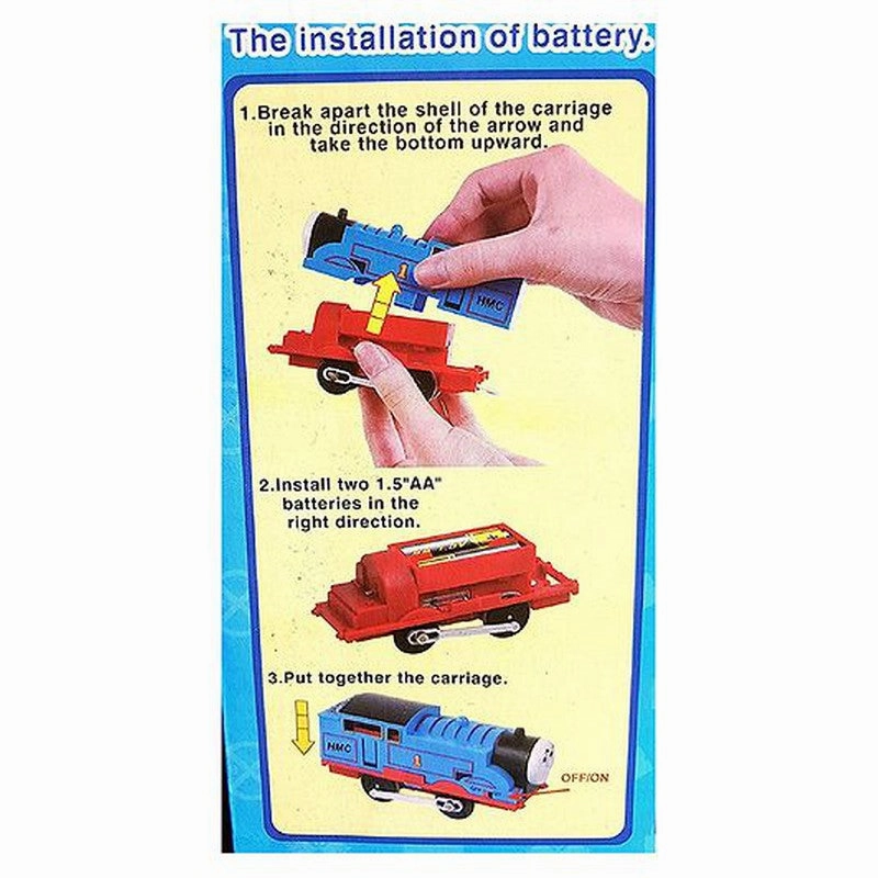 Thomas Toy Train Track Set with Sound and Flashing Lights -Multicolor