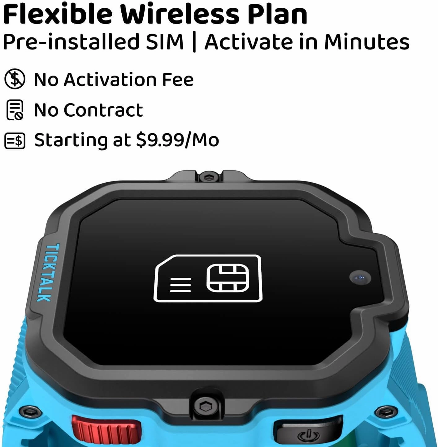 TickTalk5 - Kids Smart Watch with GPS Tracker, Video Calling, SOS, & Parental Controls | Smartwatch with Free Music, Texting, Kid Phone Call and Text, Boys & Girls - 4G Smart Watch for Kids 3-12