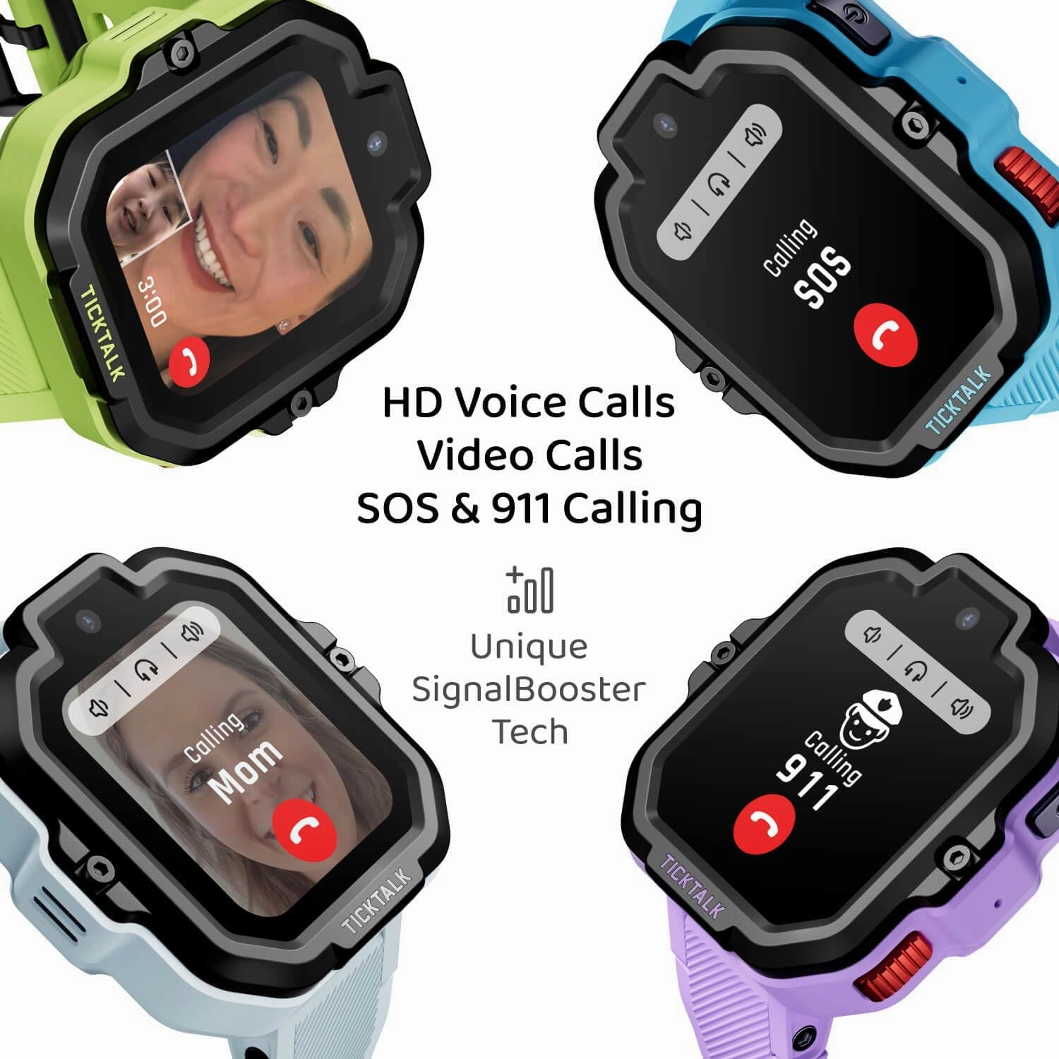 TickTalk5 - Kids Smart Watch with GPS Tracker, Video Calling, SOS, & Parental Controls | Smartwatch with Free Music, Texting, Kid Phone Call and Text, Boys & Girls - 4G Smart Watch for Kids 3-12