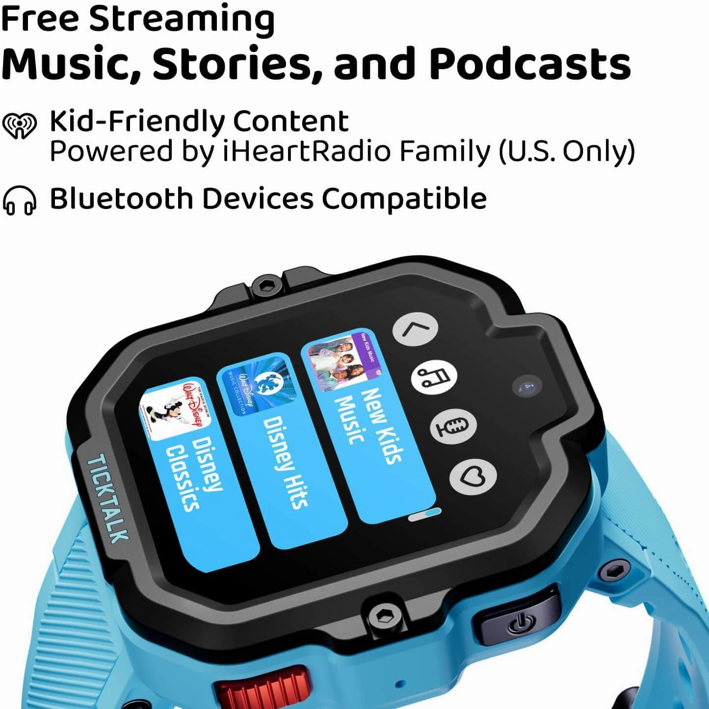 TickTalk5 - Kids Smart Watch with GPS Tracker, Video Calling, SOS, & Parental Controls | Smartwatch with Free Music, Texting, Kid Phone Call and Text, Boys & Girls - 4G Smart Watch for Kids 3-12