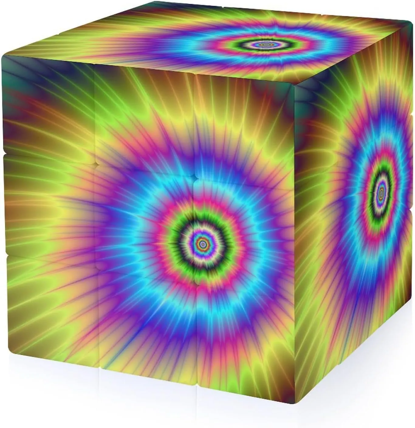 Tie Dyepattern Adults 3x3x3 Color-Matching Smooth Fully Printed Cube Gift
