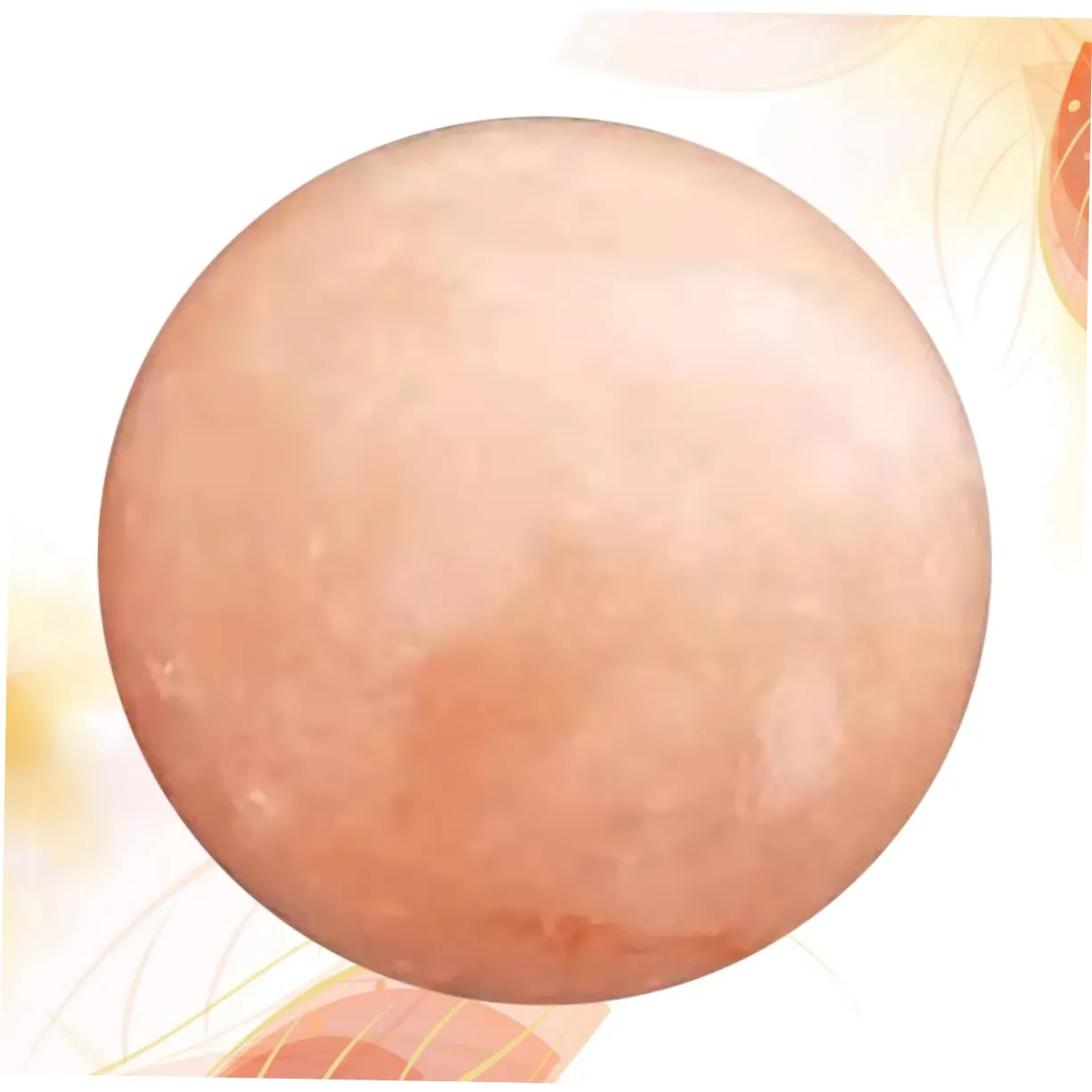 Toe Separators for Pedicure 1pc Massage Ball Natural Himalayan Salt Minerals Stone Crystal Ball Bath Salt Balls Bath Ball Orange Salt Rock Massage Himalayan Salt Soap