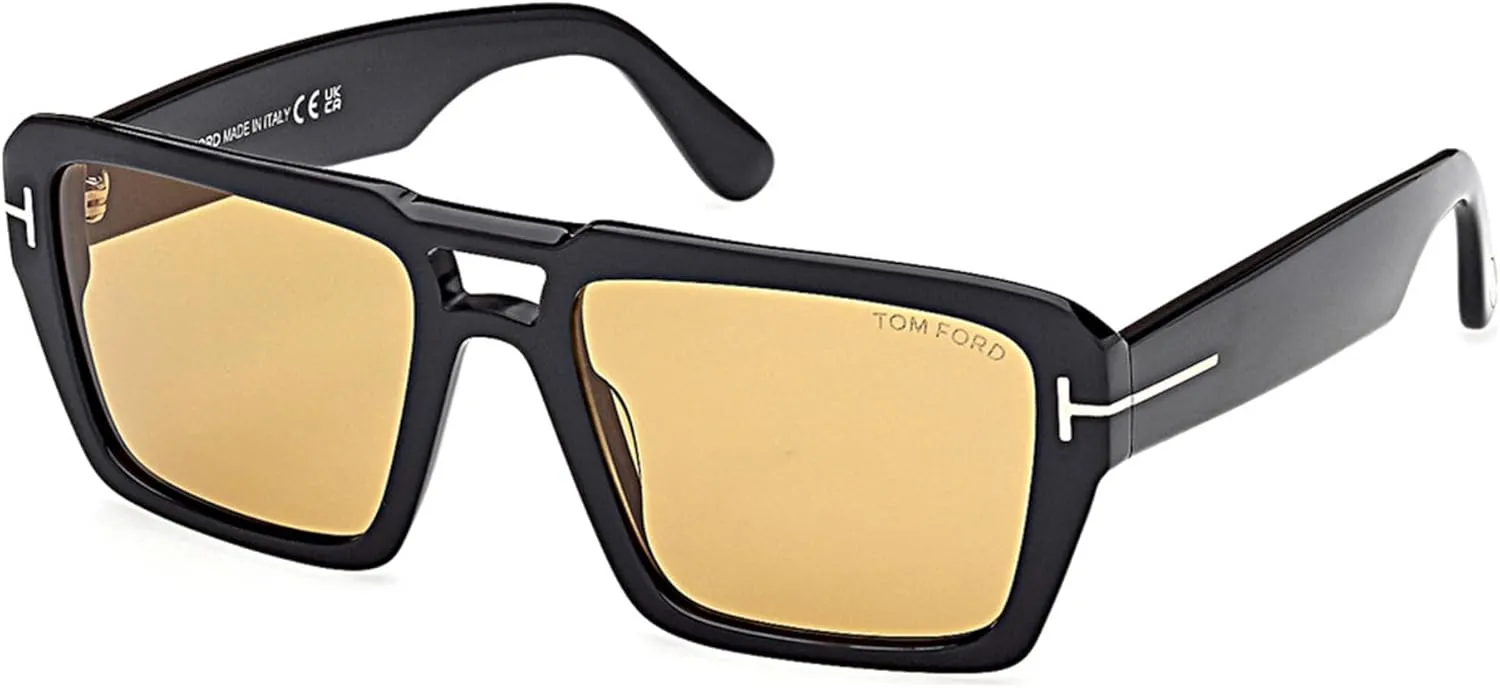 Tom Ford RED FORD FT1153 Black/Yellow Brown 56/19/145 men Sunglasses