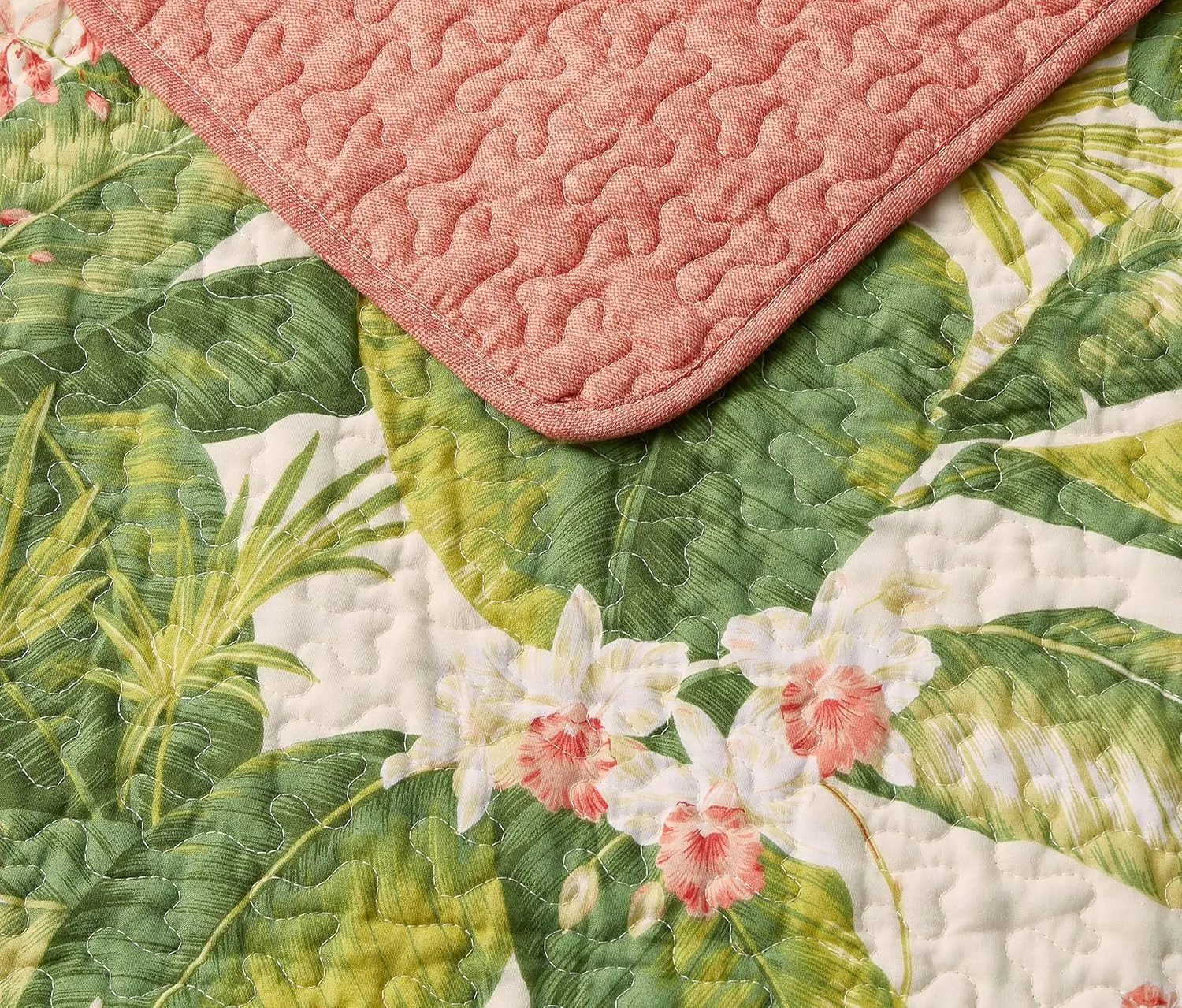 Tommy Bahama - King Quilt Set, Reversible Cotton Bedding with Matching Shams, Coastal Bedding Set for All Seasons (Aregada Dock Ecru Beige, King)