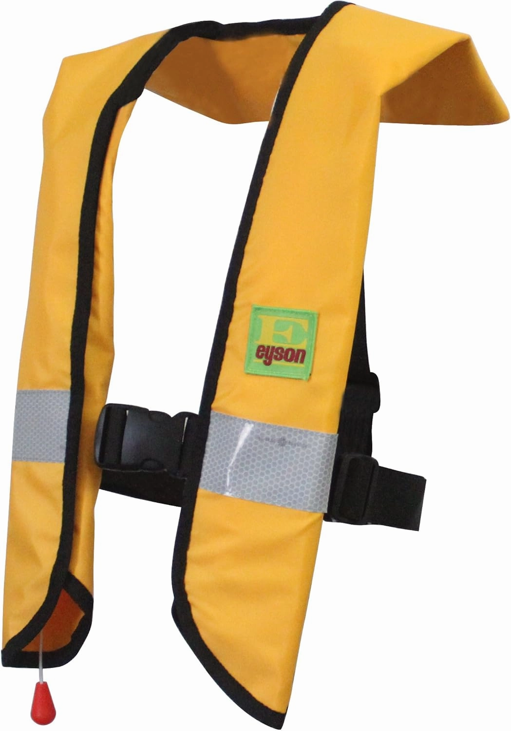 Top Safety Adult Life Jacket with Whistle - Manual Version Inflatable Lifejacket Life Vest Preserver PFD for Boating Fishing Sailing Kayaking Surfing Paddling Swimming - Adjustable Life Saving Vest