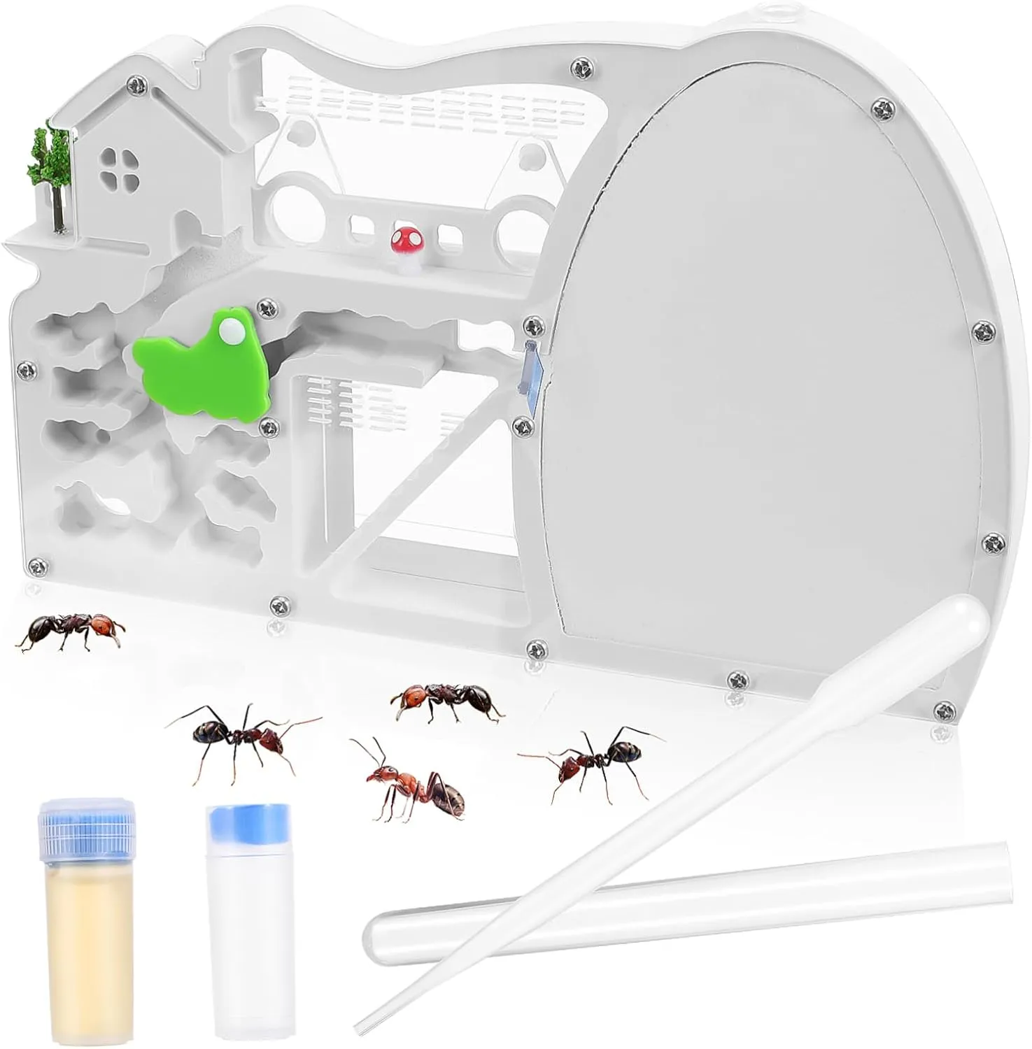 TOYANDONA Scene Ant Observation Kit for Safe Plastic Includes Farm Structures and Tools Sparks Imagination and Play
