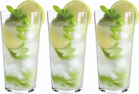 Toyo Sasaki Glass BT-20205-JAN New Riot Tumbler Glass, Approx. 14.2 fl oz (420 ml), Set of 3, Thin, Clear, 14, Dishwasher Safe, Made in Japan, Usuhari Tumbler, Glass, Cup