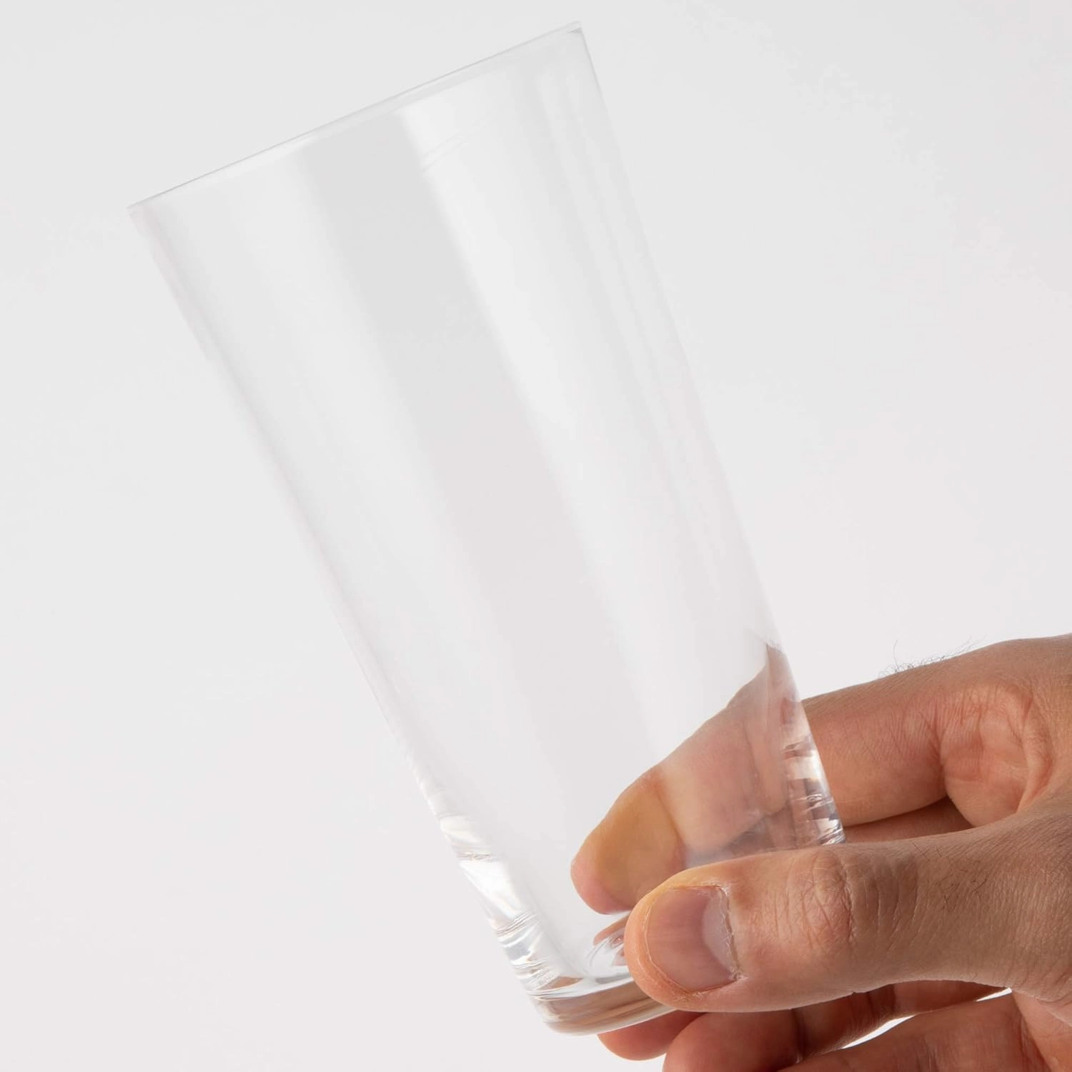 Toyo Sasaki Glass BT-20205-JAN New Riot Tumbler Glass, Approx. 14.2 fl oz (420 ml), Set of 3, Thin, Clear, 14, Dishwasher Safe, Made in Japan, Usuhari Tumbler, Glass, Cup