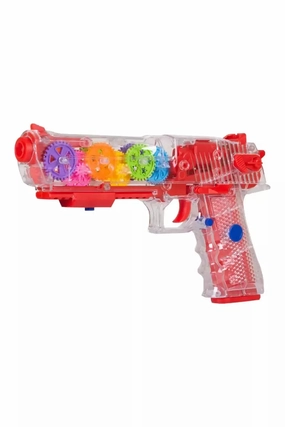 TOYSHINE Concept Musical and 3D Lights Transparent Gun - Pack of 1