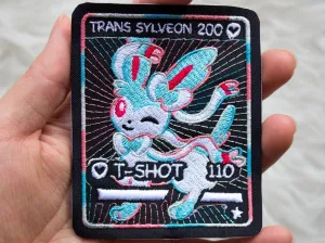Trans SyIveon Card Sew-On Patch