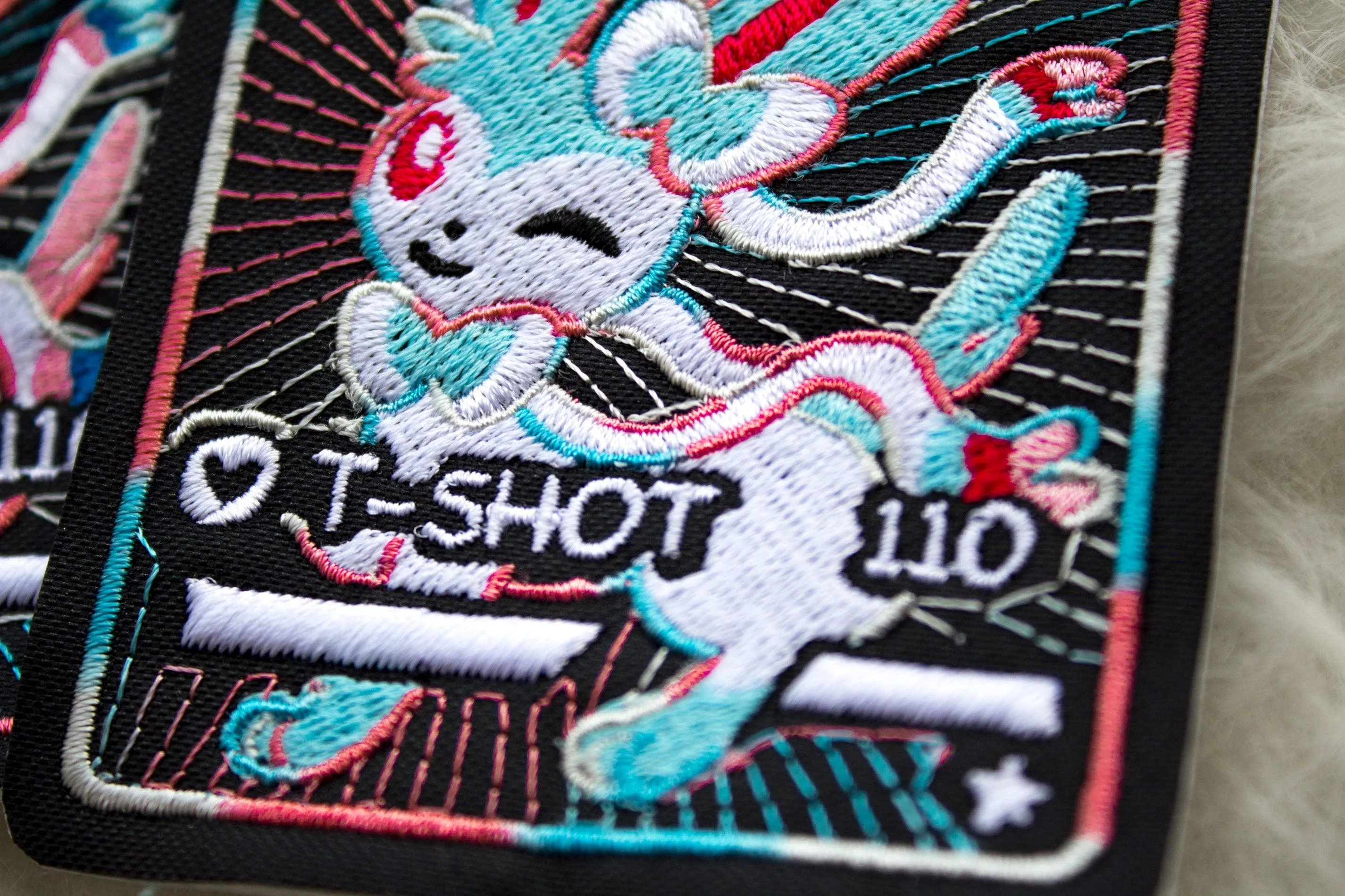 Trans SyIveon Card Sew-On Patch