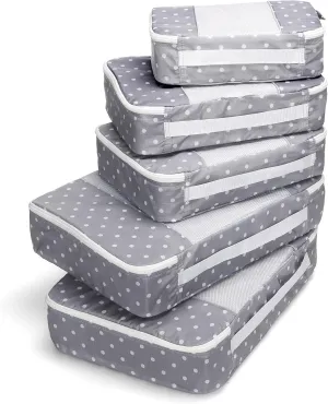 TravelWise Packing Cubes, White Dots, Set (5262369)