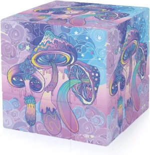 Trippy Drawing Funny 3x3x3 Cube Smooth Lightweight Puzzle for Adult Graphic Printing Travel
