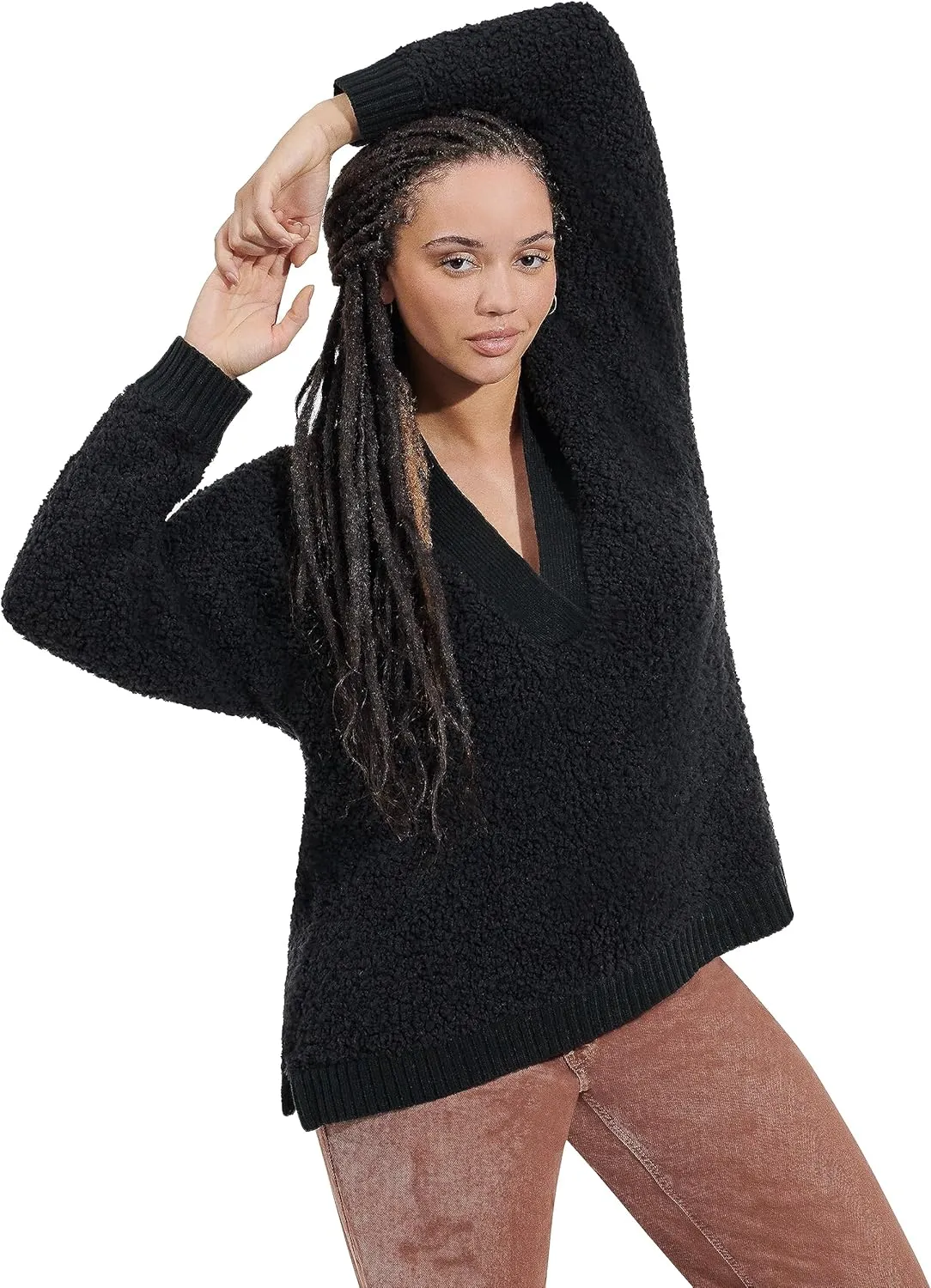 UGG Women's Deeann Cloudfluff V Neck