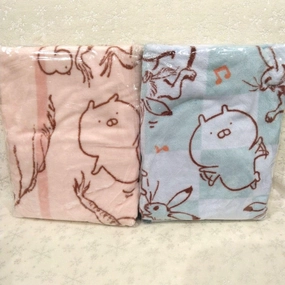 Umakaru in Choju-Giga Fluffy Bracket Pink & Blue