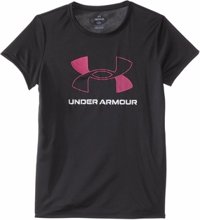 Under Armour Girls' Tech Big Logo Short Sleeve T Shirt