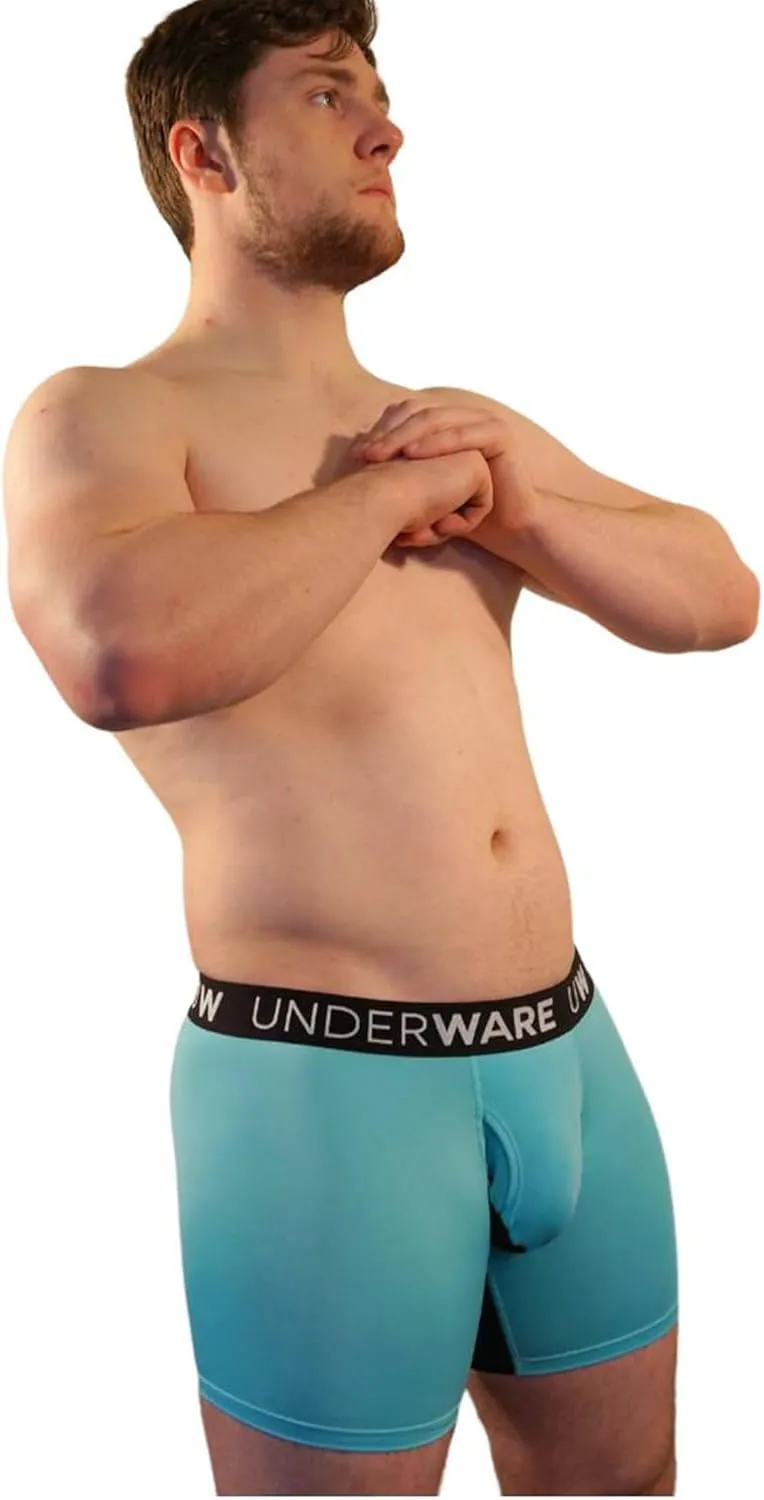 UNDERWARE "Comfort-sack" Mens Boxer Briefs | No-Chafing Ball-Pouch Underwear for Men | Moisture Wicking Underwear