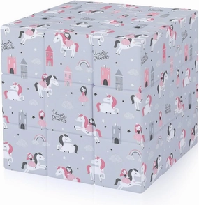 Unicorrn Princess Funny 3x3x3 Cube Smooth Lightweight Puzzle for Adult Graphic Printing Travel
