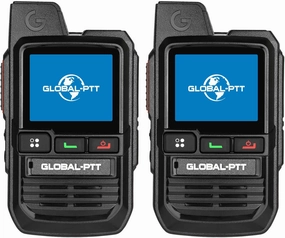 Unlimited Range - Nationwide 4G LTE Global PTT Long Range Walkie Talkies Set of 2 - No Monthly or Subscription Fees