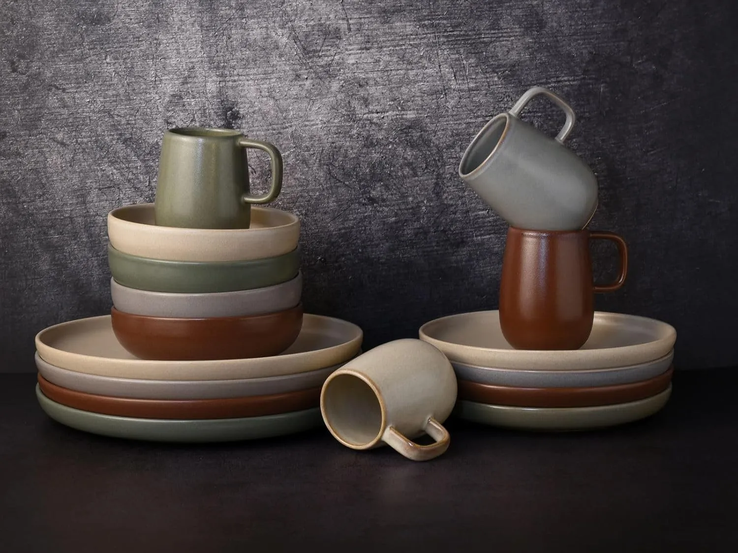 Uno Natural 23188 Crockery Set 16 Pieces