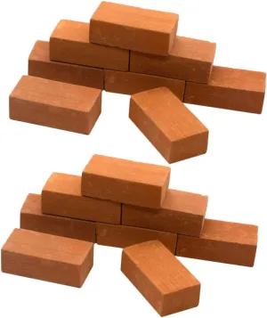 UPKOCH 50pcs Miniature Brick for and Dollhouse Realistic Model Bricks for Creative Play and Landscaping for Boys and Girls Imagination and Architecture Scenes