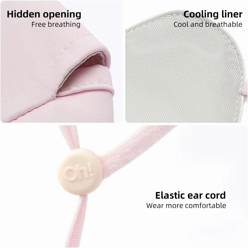 UV Face Covering UPF 50  Women Breathable Mask Sun Protection Reusable Outdoor