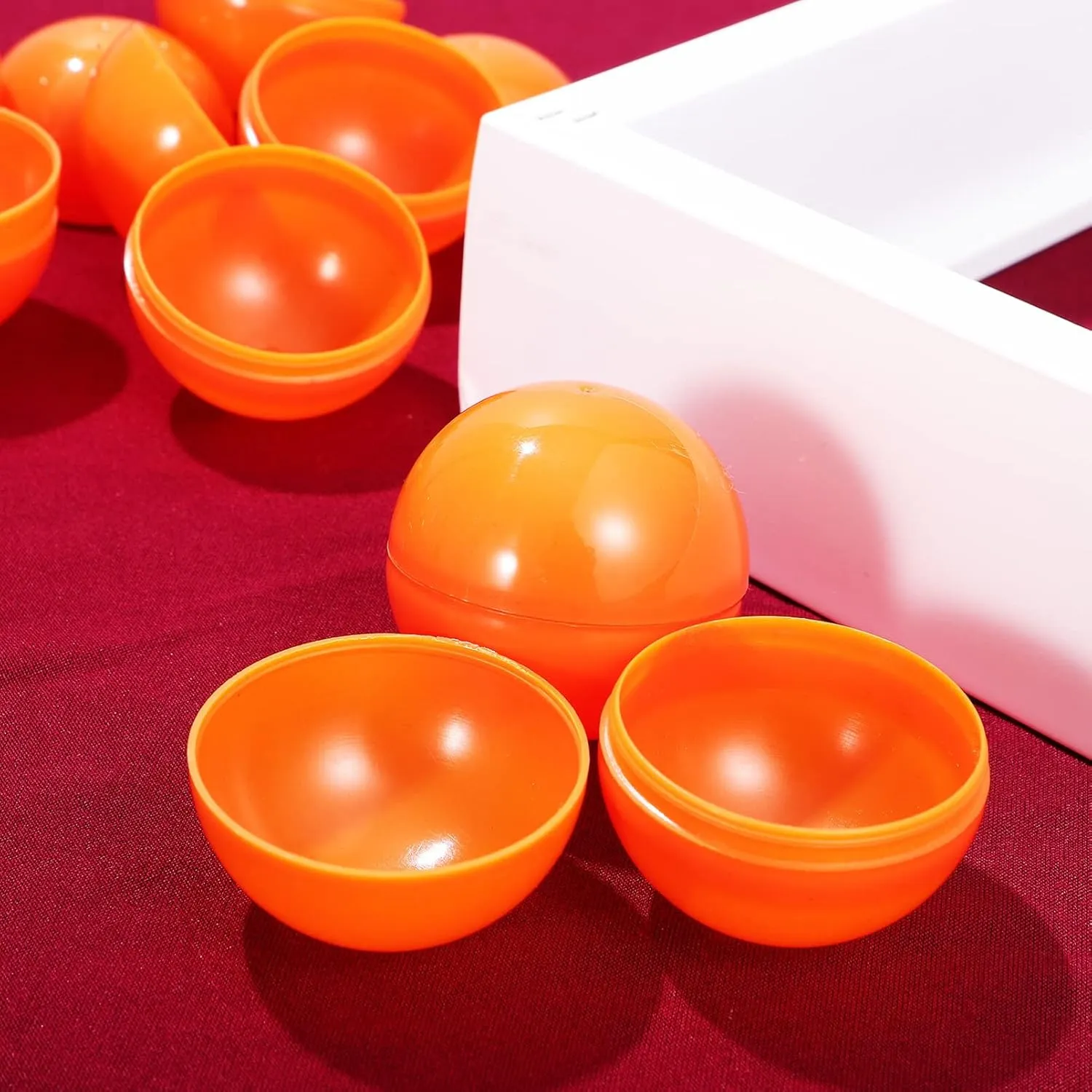 Vaguelly 25pcs Openable Plastic Balls Colored Raffle Drawing Props for Party Games Smooth Surface Reusable for Events and Celebrations