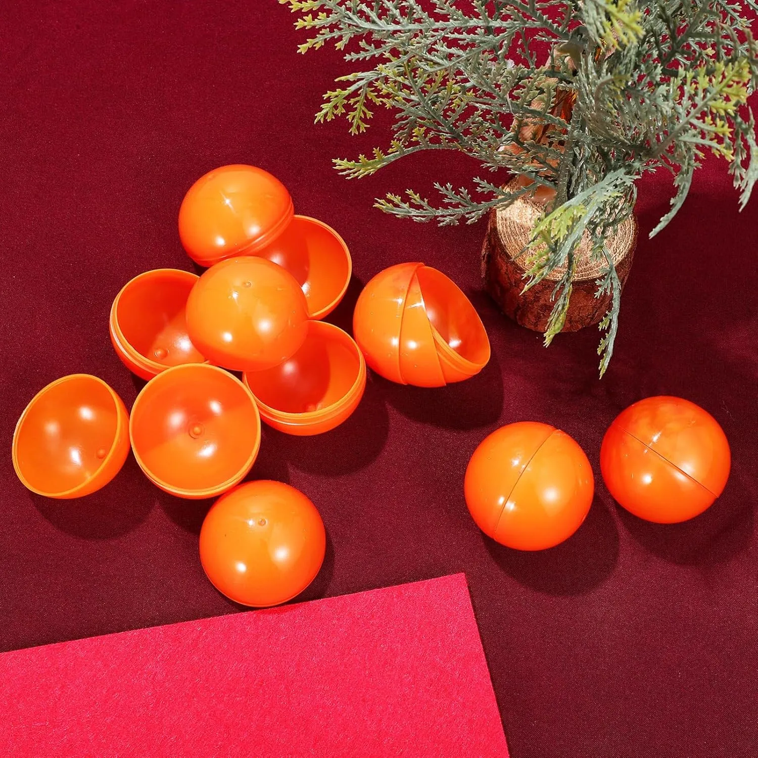 Vaguelly 25pcs Openable Plastic Balls Colored Raffle Drawing Props for Party Games Smooth Surface Reusable for Events and Celebrations