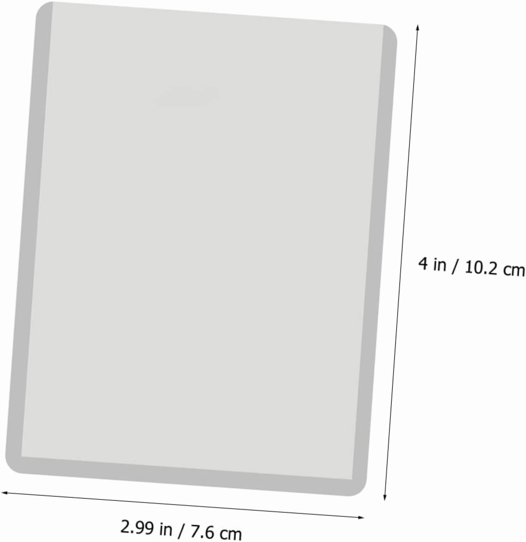 VICASKY 100pcs Trading Card Sheets Protectors Game Cards PVC Cover Safe and Sturdy for Boys and Girls