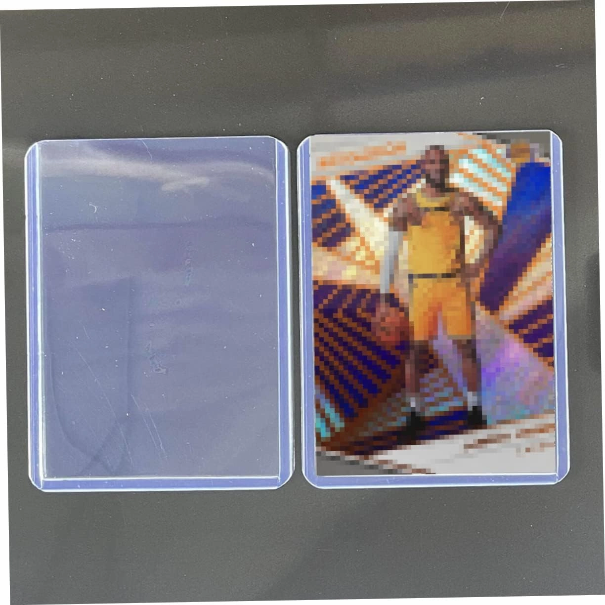 VICASKY 100pcs Trading Card Sheets Protectors Game Cards PVC Cover Safe and Sturdy for Boys and Girls