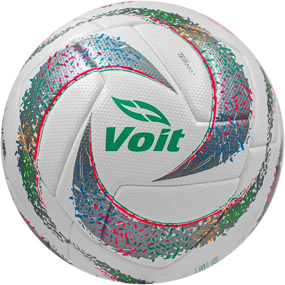 Voit Soccer Ball No. 5 Morph Liga MX Opening 2024 FIFA Pro Quality: Designed for Professional, Luguilla Edition White and Grey
