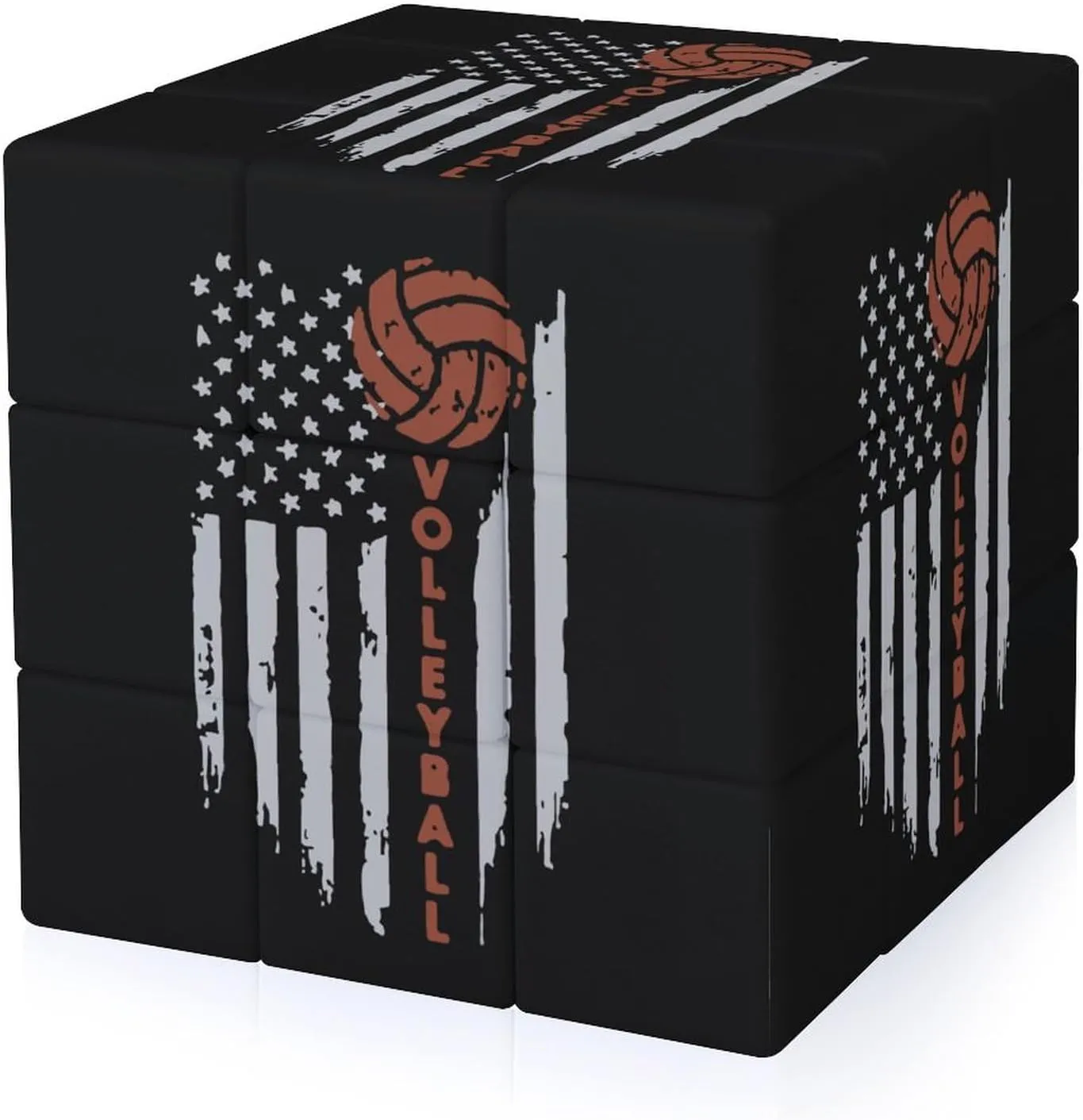 Volleyball Flag Funny 3x3x3 Cube Smooth Lightweight Puzzle for Adult Graphic Printing Travel