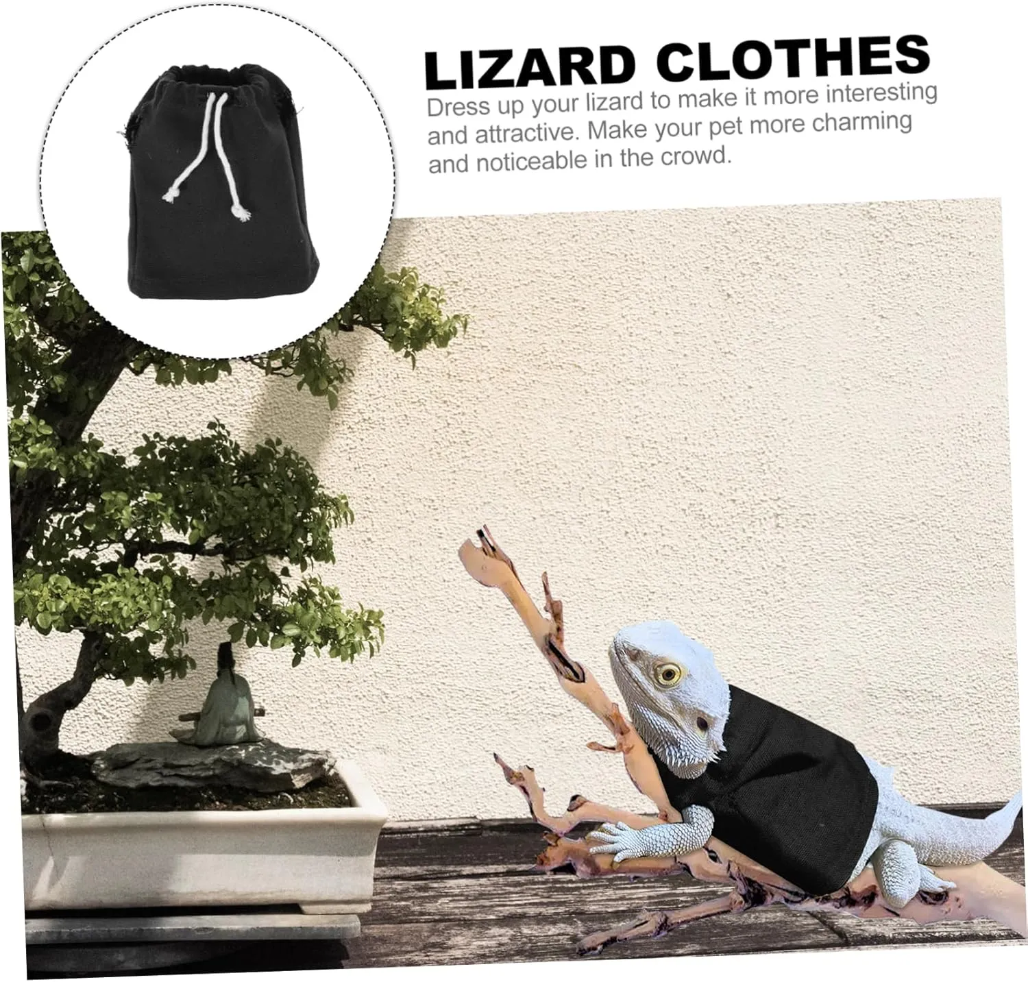 Warm Lizard Dress Festival Reptile Clothing for Bearded Dragon Accessories